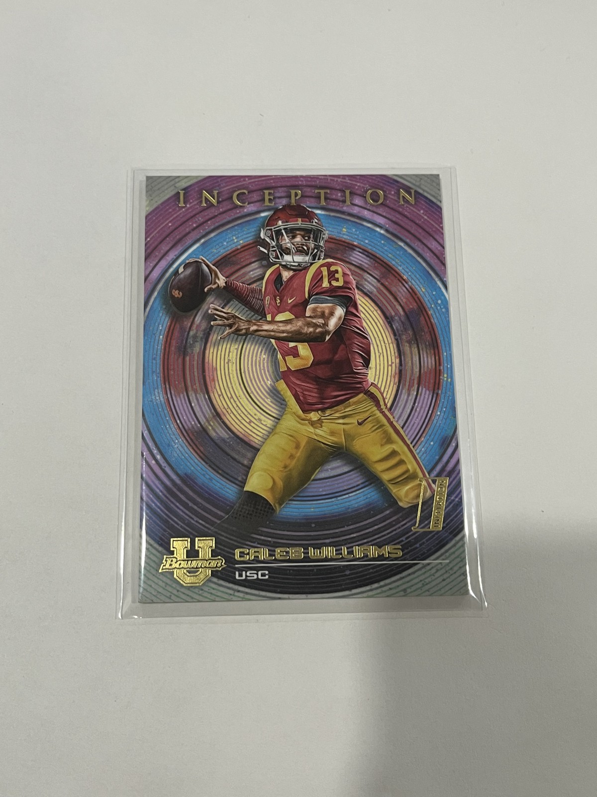 2022-23 Bowman Inception University - Caleb Williams #45 (RC)