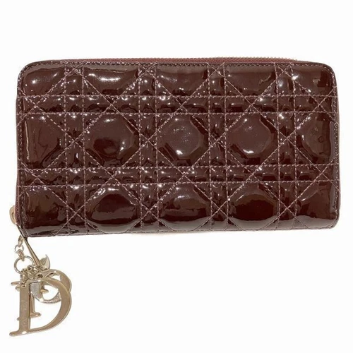 Portefeuille long femme Christian Dior Dior Lady Cannage 02 LU 0039 GZl13b98