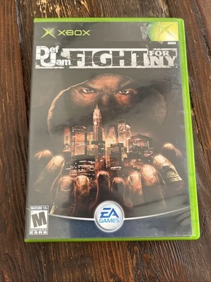Def Jam Fight for NY Xbox Case Art Work and Manual Only No Game - Good Condition
