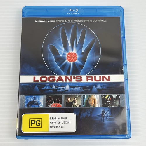 Logan's Run Blu-Ray Region B VGC (Michael York, Jenny Agutter) + FREE POST AUS