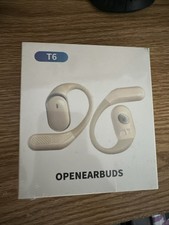 Open Ear Headphones Wireless Earbuds 40HRS Playtime Fast Charging Beige