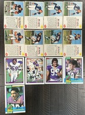 Topps 1990 Minnesota Vikings 10-Card Lot McElhenny Mason Wilson Noga Lee
