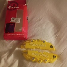 Brembo Yellow Mediumsmall Wheel Disc Brake Caliper Cover Cap Universal Brembo Yellow Mediumsmall Wheel Disc Brake Caliper Cover Cap Universal