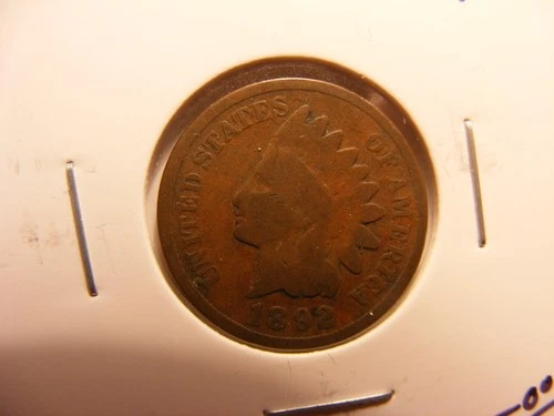 1892  1C BN Indian Cent VERY GOOD