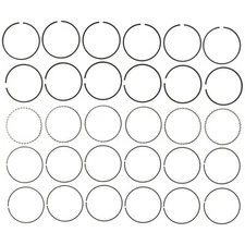 MAHLE Engine Piston Ring Set 41496CP.020; Moly-Faced Standard Fit