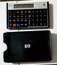 HP 12c Platinum Financial Calculator - Tested  Working W/Matching Original Case