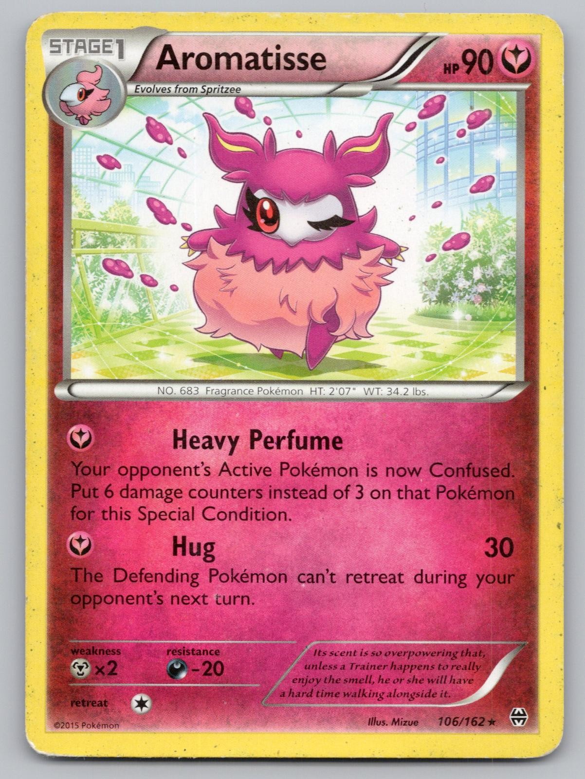 Aromatisse 106/162 Rare BREAKthrough Pokemon LP