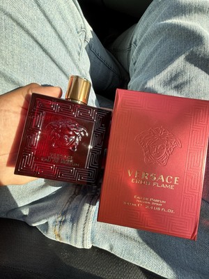 Versace Eros Flame Eau de Parfum Spray, 3.4OZ/100ML