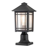 Sockelleuchte Schwarz Rustikal 44,5 Cm Hoch IP44 E27 Wegeleuchte Lampe AußEn