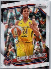 2025 Panini Prizm WNBA #60 Tamika Catchings White Seismic Prizms