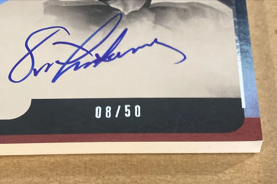 2011-12 Upper Deck The Cup Enshrinements Eric Lindros AUTO /50 Flyers HoF - Image 2 of 3