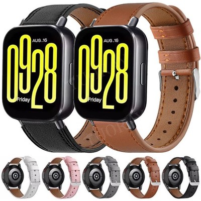22mm Leder Armband für Redmi Watch 5 Active 5 Lite /3 Active 3 Lite Ersatz Band