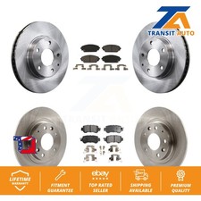 Front Rear Disc Brake Rotors And Ceramic Pads Kit For 2016-2018 Mazda CX-3 FWD