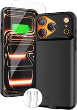 Battery Case for Iphone 17 Pro Max  2026 New  Slim Powerful 8500Mah Portable Cha