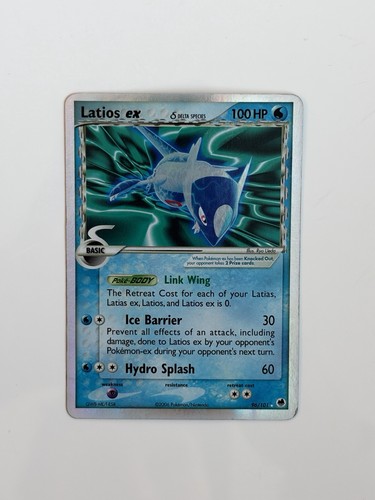 Pokemon TCG Latios ex Delta Species 96/101 Dragon Frontiers Holo Silver Border