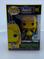 Alice Curtsying Blacklight #1058 NOT MINT