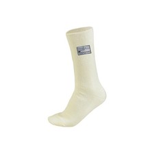 CALZE IGNIFUGHE BIANCO ECRU LEGGERE NOMEX OMP RACING FIA 8856-2018 IE0-0762