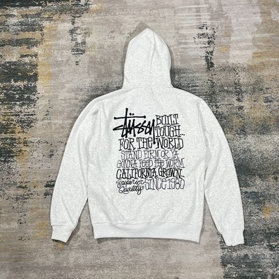 Stussy California Grown Hoodie - Ash Heather XLarge