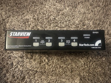 StarTech SV431 StarView 4 Port Dual DVI USB KVM Switch w/ Audio