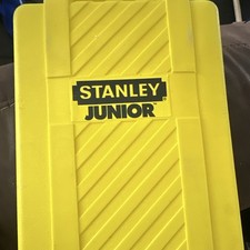 STANLEY Junior Pretend Play Tool Set w/ Hammer Saw Pliers, Yellow Carry Case