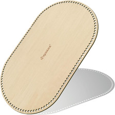 Large Moses Basket Wood Bottom 27.56 X 15.75 Inches,Oval Natural Wood Base Shape