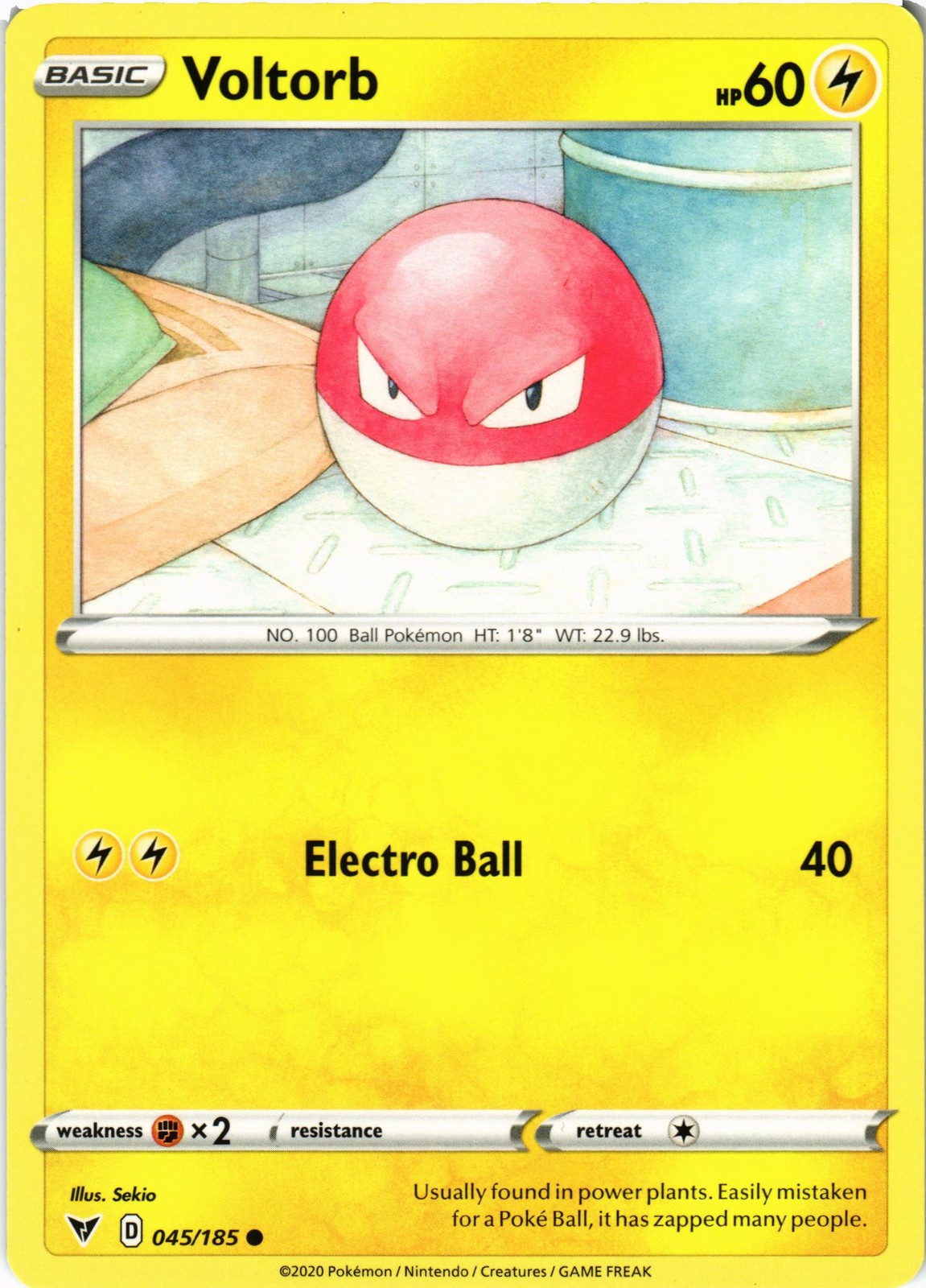 SWSH04: Vivid Voltage #045/185 Voltorb
