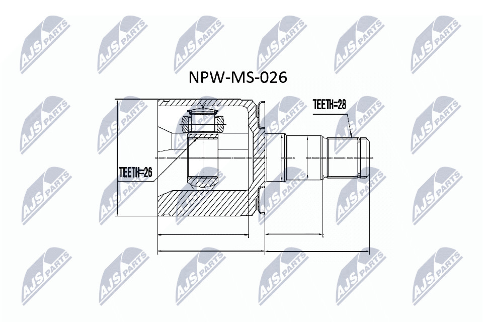 Fits NTY NPW-MS-026 Inner joint ⭐UK Stock⭐ - Image 3