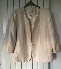 Jacques Vert Size 22 Cream Jacket Wedding/Occasion