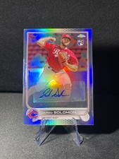 2022 Topps Chrome Jared Solomon #AC-JSN Rookie Autograph RC Reds MLB