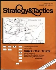 Strategy & Tactics Magazine #140 Objective: Tunis, UNPUNCHED