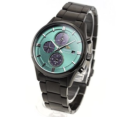 ORIENT RN-TY0001E Solar Chronograph Watch Men's Green Dial Made in Japan Y861875