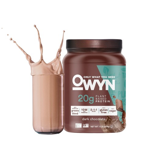 OWYN Only What You Need Plant-Based Protein Powder, Dark Chocolate, 1.17 lbs - Picture 7 of 7