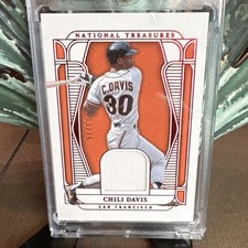 Panini National Treasures 2025 Chili Davis Material Treasures #MT-CD Giants