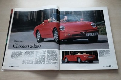 Auto Motor und Sport 09/1990 Alfa Romeo Spider 2.0 mit 120PS im TEST auf 5 Seite