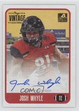 2021 Onyx Vintage College Auto Blue Ink /400 Josh Whyle #CAJW Auto 2b7