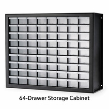 64 Drawer Small Parts Organizer Cabinet for S...