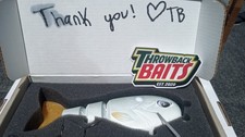 THROWBACK BAITS SWIMBAIT WAKEWALKER 7" 2.75 OZ BRAND NEW🔥hinkle, clutch,kgb,etc