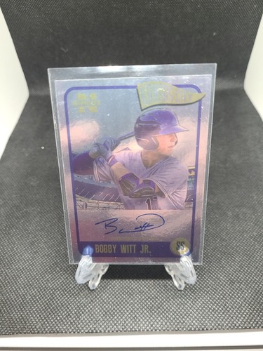 Bobby Witt Jr. 2020 Onyx Nimbus Silver Auto /325 #NABW Rookie RC KC Royals - Picture 1 of 2