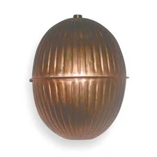 Dayton 4Ku67 Float Ball, Round, Copper, 4 In