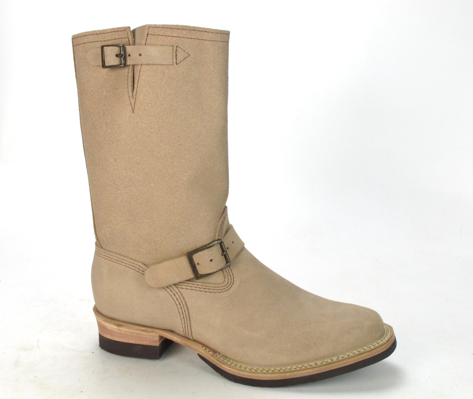 New Wesco X Todd Blubaugh T-Bird Engineer Boots Roughout 11.5 D   RARE