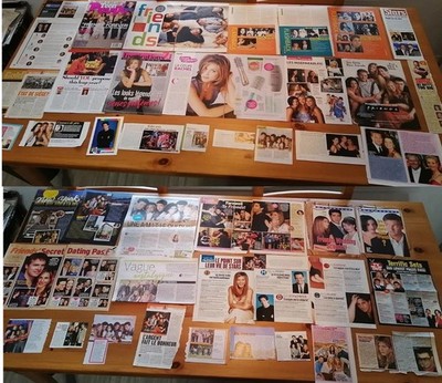 FRIENDS magazine CUTTINGS David Schwimmer MATTHEW PERRY Jennifer Aniston KUDROW