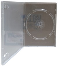USDISC DVD Cases Standard 14mm Premium, Single 1 Disc Super Clear Lot