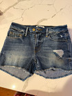 FRAME Le Cut Off Women's Denim Cut Off Shorts Size 24 Blue Medium Wash LCRWB218 — photo 1