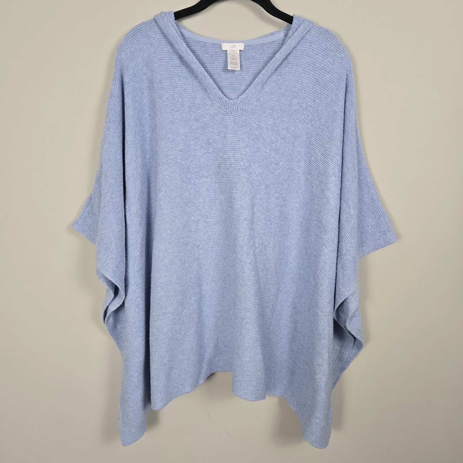 J Jill Womens Asymmetric Knit Poncho One Size Blue Oversized Coastal Layers Boho
Opens in a new wind