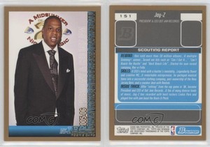 2005-06 Bowman Draft Gold Jay-Z #151