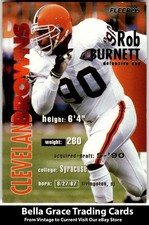 1995 Fleer #78 Rob Burnett Cleveland Browns NFL Football