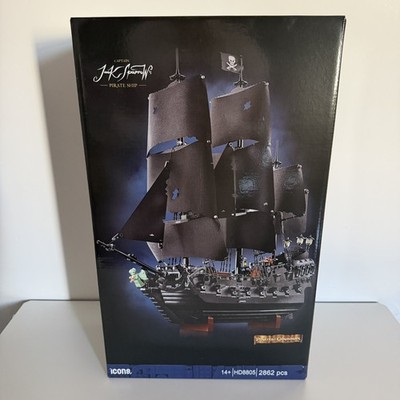 Custom Klemmbausteine - Fluch der Karibik - Black Pearl (2862 Teile) Neu+OVP