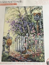 Sweethearts Gate Cross Stitch Kit Dimensions ...
