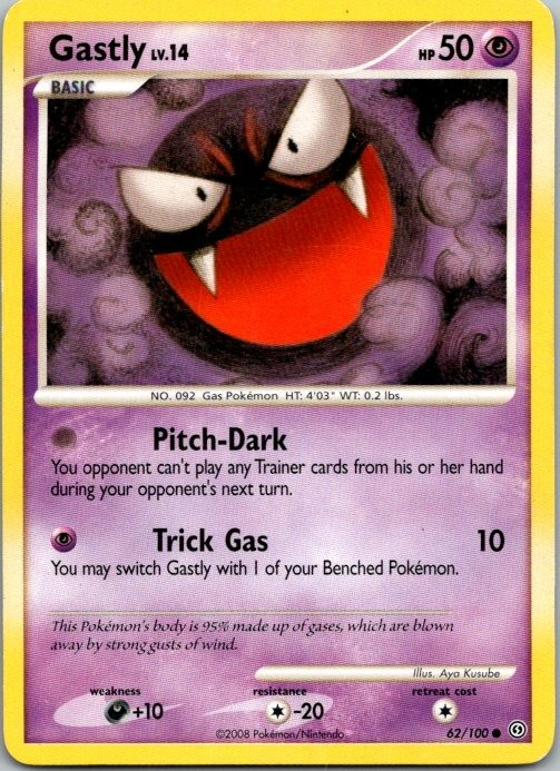 Gastly Common Stormfront 62/100 LP