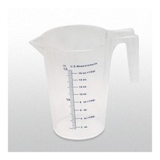 FUNNEL KING 94120 Measuring Container,0.5 qt,Lip 4CUP5